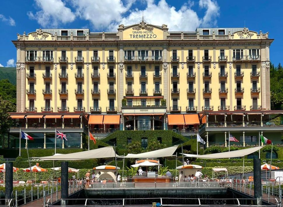 Firmatur til Comosjøen - Grand Hotel Tremezzo - Med Balslev. - Firmatur