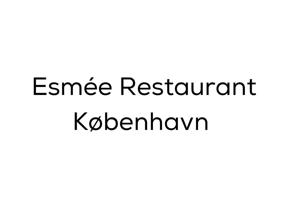 Firmatur til København - Esmee Restaurant - Reise med Balslev